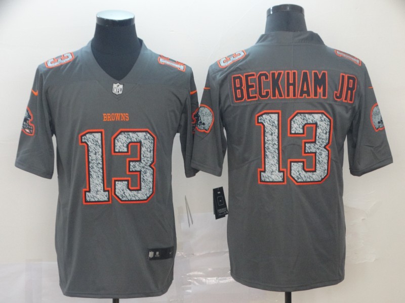 Men's Cleveland Browns Odell Beckham Jr. Gray Jersey